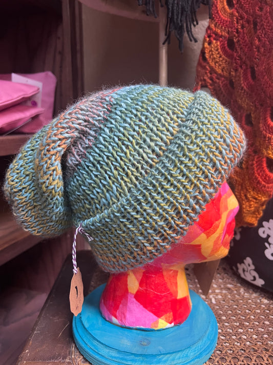 Hand knit Simple hats