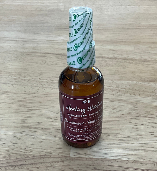 Healing Wisdom Aromatherapy crystal mist