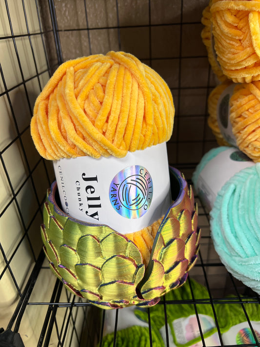 Dragon scale yarn bowl