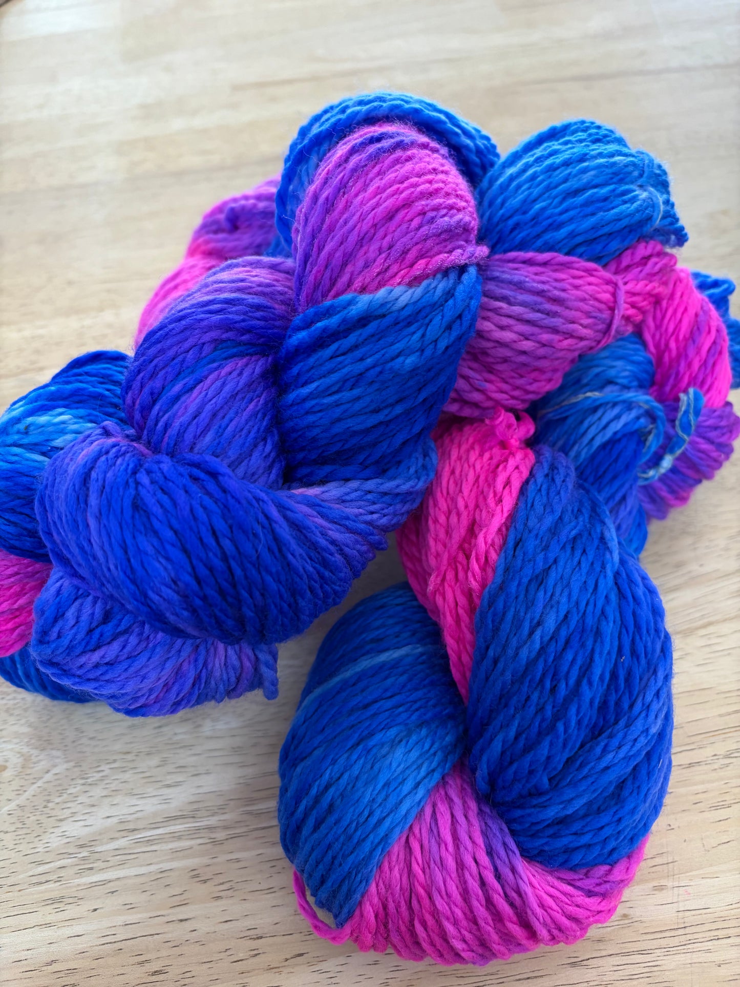 Superwash merino Aran weight yarn